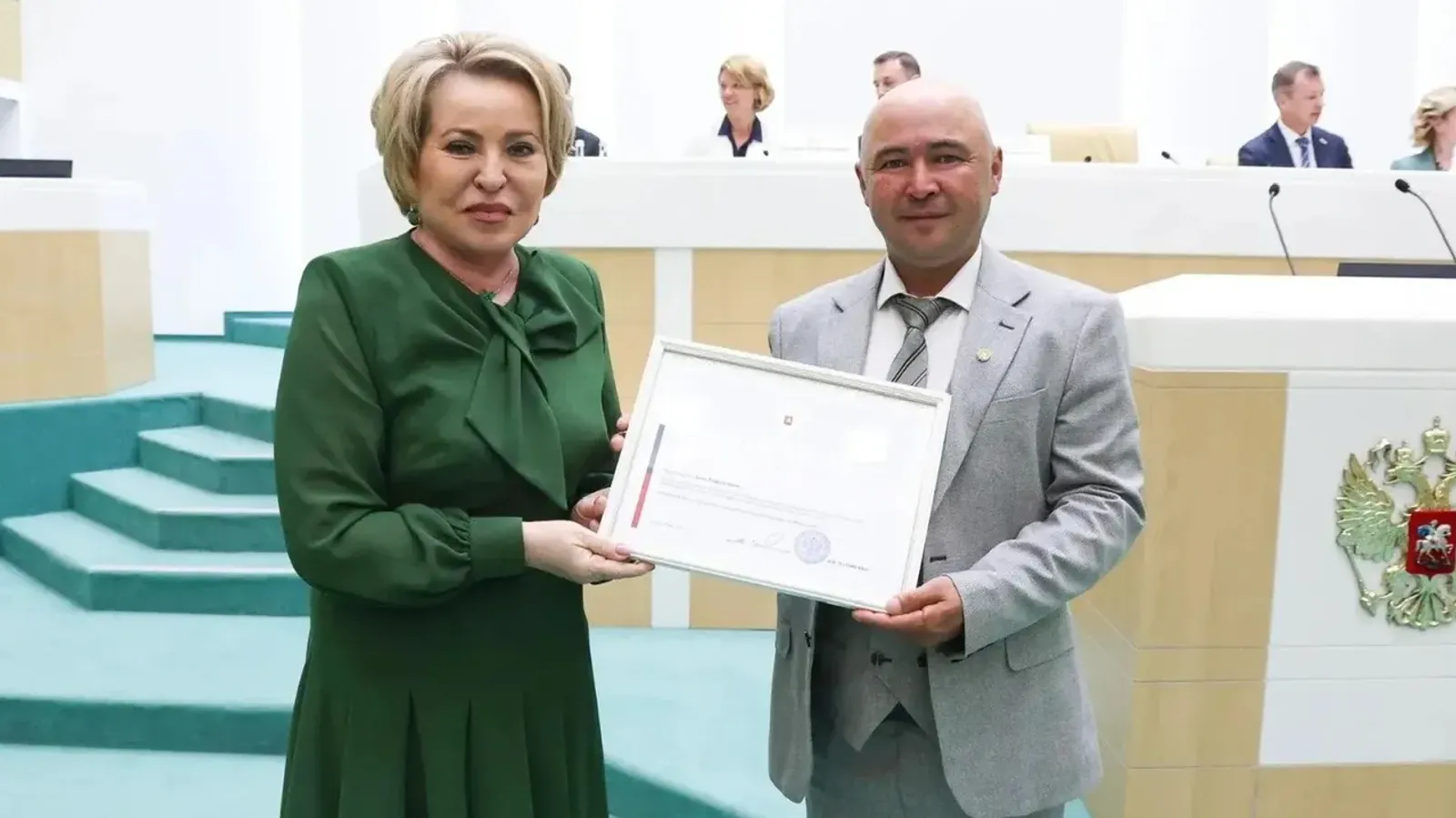 Кураист из Башкирии награжден благодарностью председателя Совета Федерации