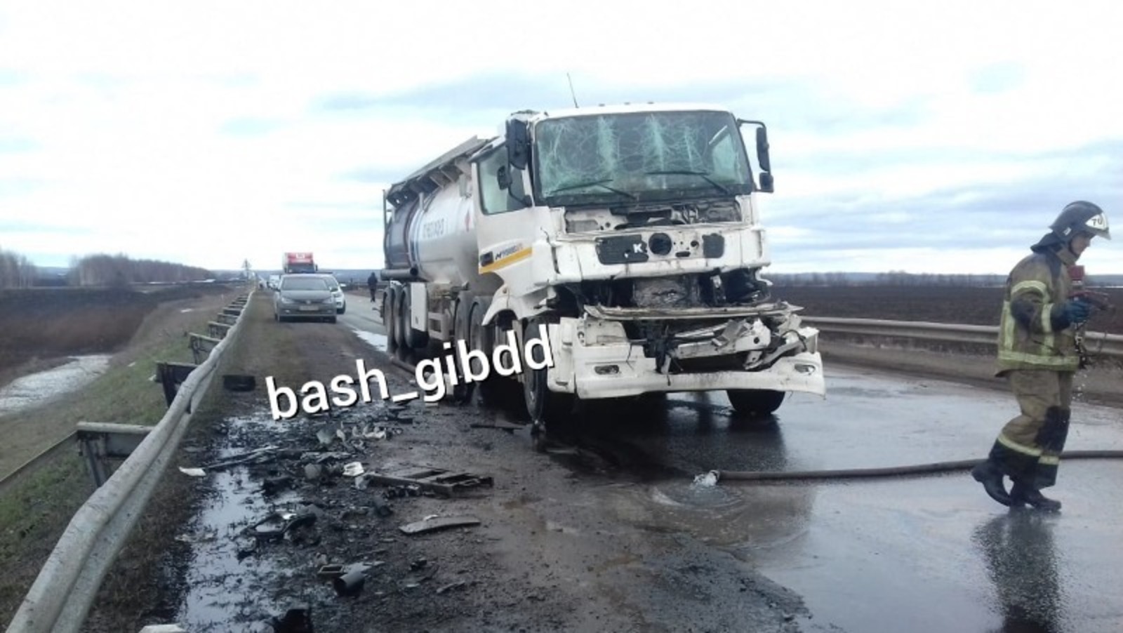 Один человек погиб в ДТП с бензовозом в Башкирии