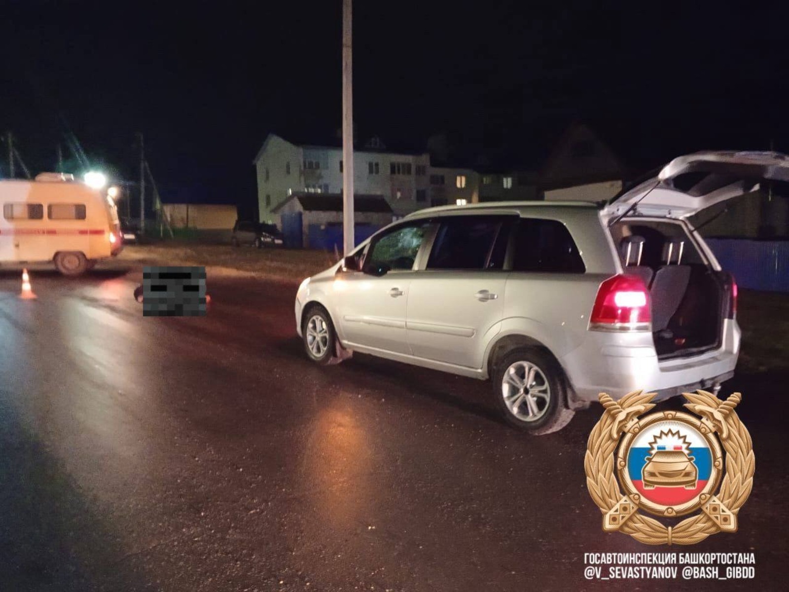 В Башкирии пешеход погиб под колесами иномарки