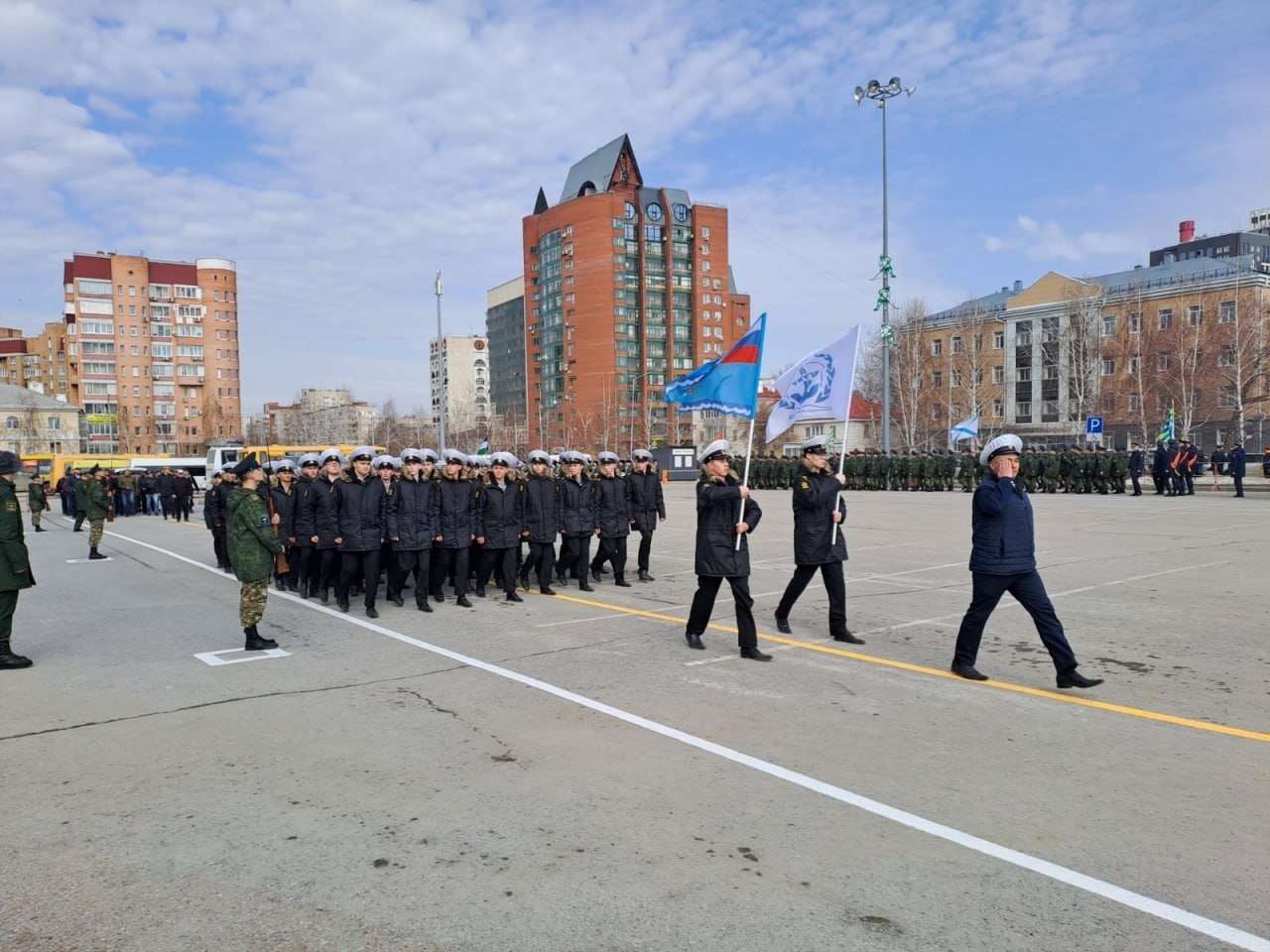 В Уфе начались репетиции парада к Дню Победы