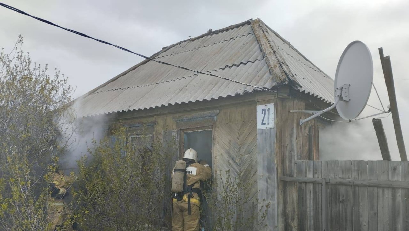 В Башкирии пожар унес жизнь мужчины