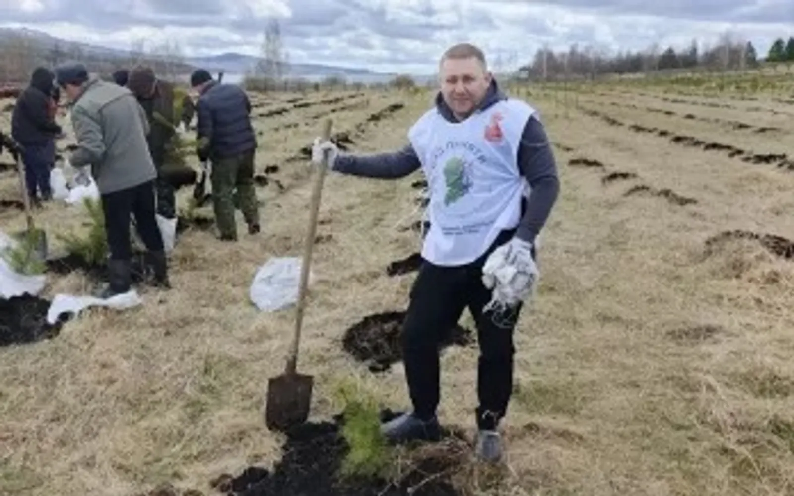 На берегу озера Талкас высадили две тысячи сосен в рамках нацпроекта «Экологичес